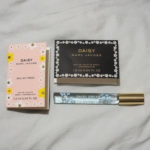 Marc Jacobs Perfume Samples + Roll On